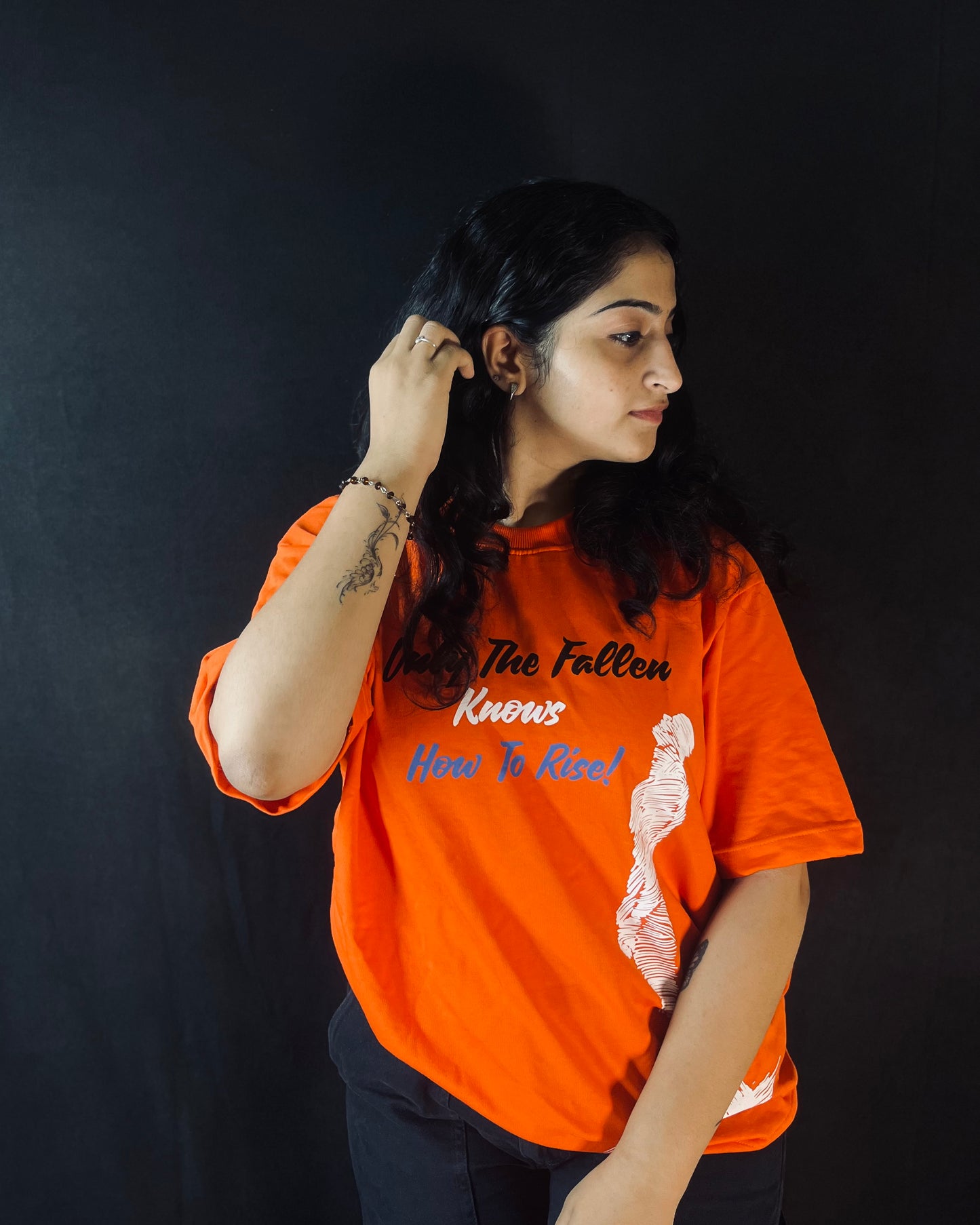 The Fallen Rise Tee Orange Unisex