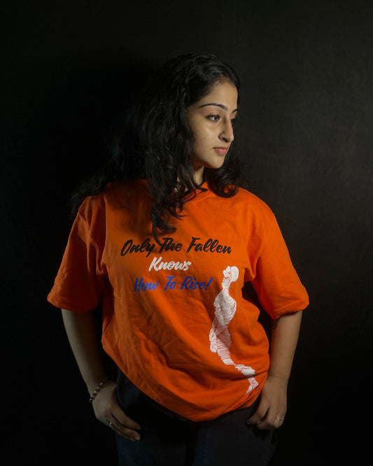 The Fallen Rise Tee Orange Unisex